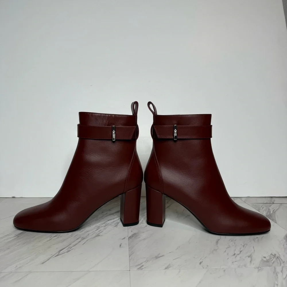 Longchamp brown red